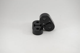 Kartboy 93-07 Subaru Impreza/WRX/WRX STi Long Exhaust Hanger - 15mm - Black