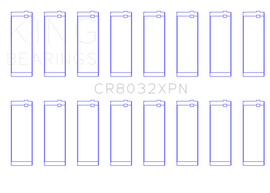 King Engine Bearings Chrysler 345/370 16v Connecting Rod Bearing Set