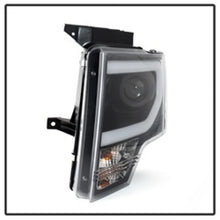 Load image into Gallery viewer, Spyder Ford F150 13-14 Projector Factory Xenon Model- Light Bar DRL Blk PRO-YD-FF15013-LBDRL-HID-BK