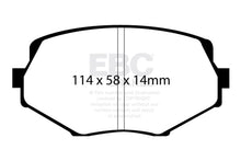 Load image into Gallery viewer, EBC 94-01 Mazda Miata MX5 1.8 Yellowstuff Front Brake Pads