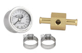 Mr. Gasket Fuel Block with 0-15 PSI Liquid Filled Fuel Pressure Gauge