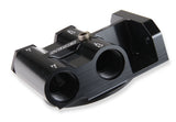 Billet Remote Oil Filter Mount Kit, Black Anodized, 10 AN O-Ring Ports