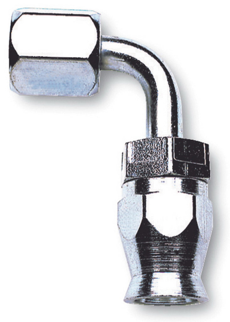 Russell Performance -6 AN Endura PowerFlex Power Steering 90 Degree Hose Ends