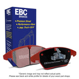 EBC 15-16 Mercedes-Benz C400 (W205) 3.0 Twin Turbo 4-Matic Redstuff Front Brake Pads