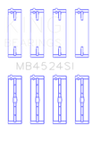 King Bearings Nissan VR38DETT VQ35HR VQ37HR Performance Crankshaft Main Bearings - Size +0.25mm