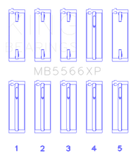 Load image into Gallery viewer, King Engine Bearings Audi A4 1.8L AEB Performance Main Bearing Set - Size STD