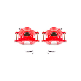 Power Stop 94-96 Chevrolet Impala Front Red Calipers w/o Brackets - Pair