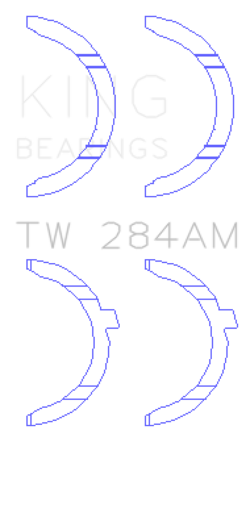 King Engine Bearings Toyota/Lexus 2JZGE/2JZGTE 3.0L Thrust Washer Set