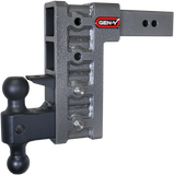 Gen-Y Mega Duty 2.5in Shank 9in Drop 3K TW 21K Hitch w/GH-061 Dual-Ball/GH-062 Pintle Lock