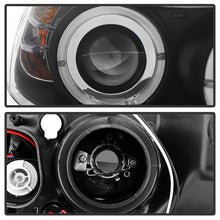 Load image into Gallery viewer, Spyder BMW E90 3-Series 06-08 Projector LED Halo Amber Reflector Rplc Bulb Blk PRO-YD-BMWE9005-AM-BK