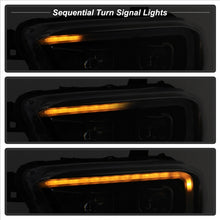 Load image into Gallery viewer, xTune Toyota Tacoma 16-18 DRL Light Bar Projector Headlights - Black PRO-JH-TTA16-LBDRL-BK