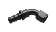 Load image into Gallery viewer, Vibrant Push-On 60 Degree Hose End Elbow Fitting Size -8AN