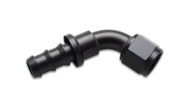 Vibrant Push-On 60 Degree Hose End Elbow Fitting Size -12AN