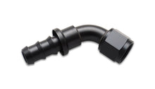 Load image into Gallery viewer, Vibrant Push-On 60 Degree Hose End Elbow Fitting Size -6AN