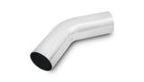 Vibrant 3.25in O.D. Universal Aluminum Tubing (45 Degree) 3.25in CLR 5in Leg Length