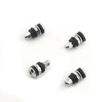 Mr. Gasket Chrome Tire Valve Stems - Shorty with Screw-On Mounting