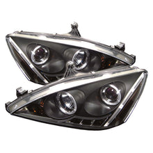 Load image into Gallery viewer, Spyder Honda Accord 03-07 Projector Headlights LED Halo Amber Reflector LED Blk PRO-YD-HA03-AM-BK
