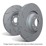 EBC 2021+ Porsche Macan 2.0T (w/350mm Front Rotors) Rear USR Slotted Rotors