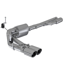 Load image into Gallery viewer, MBRP 2019+ Chevrolet Silverado 1500 4.5L/5.3L Pre-Axle Dual Side Exit w/ 4in OD Tip- T304