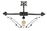 BMR 14-19 Chevrolet Corvette C7 Bolt-On Parachute Mount - Black Hammertone